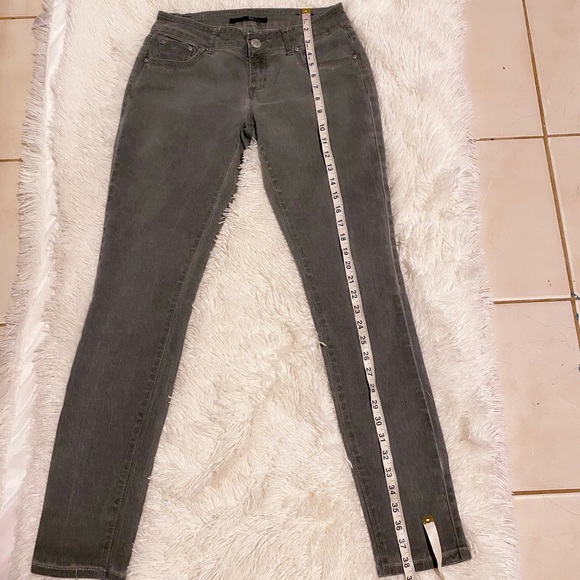 Almost Famous Gray Stretch Jeans - Picture 6 of 8